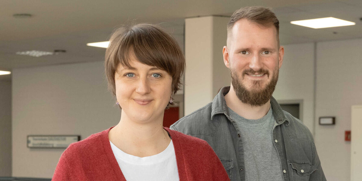 Lea Schäfer (Elktrotechnik) und Philip Ahlden (Maschinentechnik), Studierende der Technikerschule Bremen